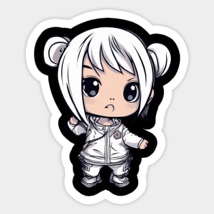 Sweet Innocent Chibi Kawaii Girl Sticker